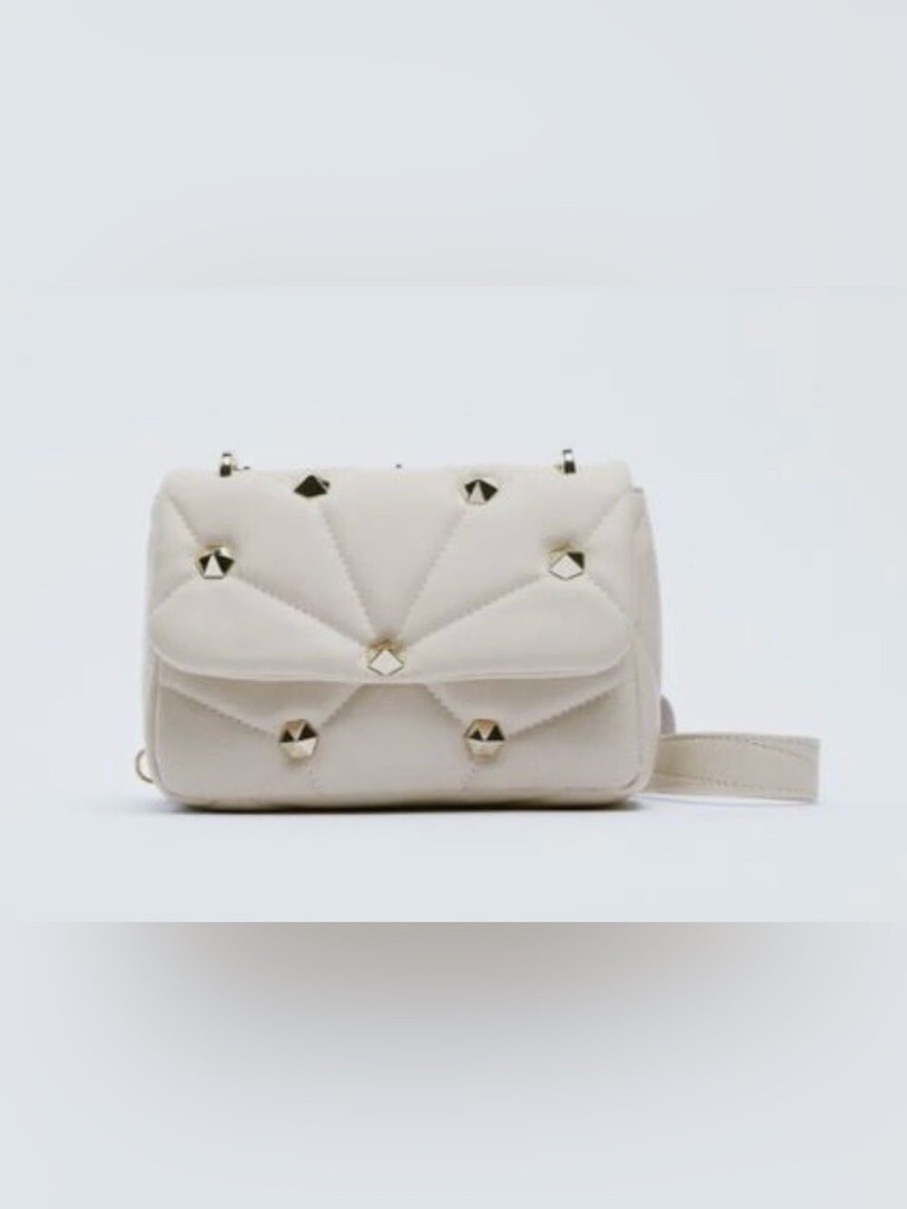 Zara Studded Quilted Crossbody